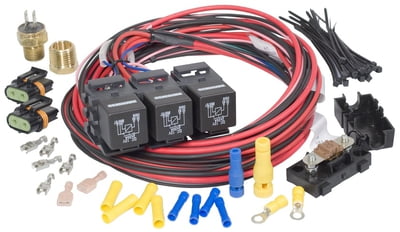 Dual Fan / Dual Activation Relay Kit, 30 Amp, 185°F On / 175°F Off