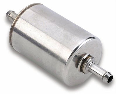 Fuel Filter, 10 Micron, Post, Inline Mount, Steel, 3/8" Hose Barb Inlet, Outlet (In Fuel Kit HOL-526-7)