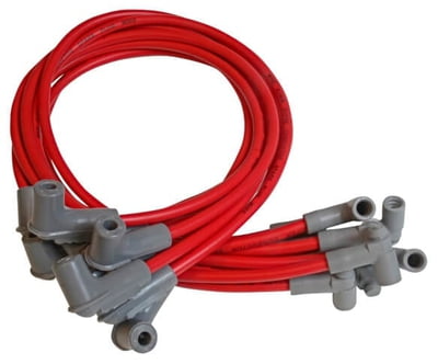 BBC, Under Header Spark Plug Wires, 8.5mm Super Conductor, Red