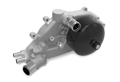 LS Water Pump, Forward Facing Inlet, 180° Thermostat, works with all LS Engines with Standard (Corvette) and Middle (F-Body) Belt Alignments