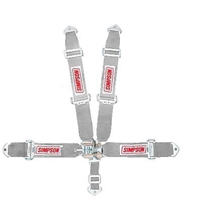 3", 5 Point Harness, Bolt-In (all 5 points), 55", Pull Down, Complete, Latch, Individual-Type, Floor Mount, Platinum