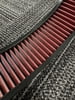 14"x3", 14 Inch x 3 Inch, Red Pre-Oiled High Performance Washable Element, Air filter Element, (KN-E-1650)