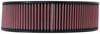 14" x 4", Air Filter Element Only, Filtercharger, Round, Cotton Gauze, Red