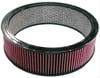 14" x 4" Ht., Red, Air Filter, Round, With Inner Support