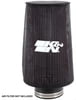 9" Long Air Filter Wrap, Pre Charger, Round, Polyester, Black, 6" Diameter, 9" Height, Universal, (Filter RE-0870, RE-0920)