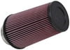 3.50" Dia. Inlet Air Filter Element, Filtercharger, Conical, Cotton Gauze, Red, 3-1/2" ID Flange, 6" Base, 4-5/8" Top, 9" Length (Use RE-0810PK Nylon Pre Filter or 25-0810 as foam outer)