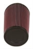 3.50" Dia. Inlet Air Filter Element, Filtercharger, Conical, Cotton Gauze, Red, 3-1/2" ID Flange, 6" Base, 4-5/8" Top, 9" Length (Use RE-0810PK Nylon Pre Filter or 25-0810 as foam outer)