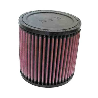 5.00" Long, 3.00" Flange Inlet, 5.00" Diameter, Air Filter Element, Round Straight, Cotton Gauze, Red, Can Be Used With Parker Pumper
