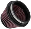 5" Inlet Neck, Round Tapered, 6.5" Diameter, 4.125" Tall, Clamp-On Air Filter Assembly