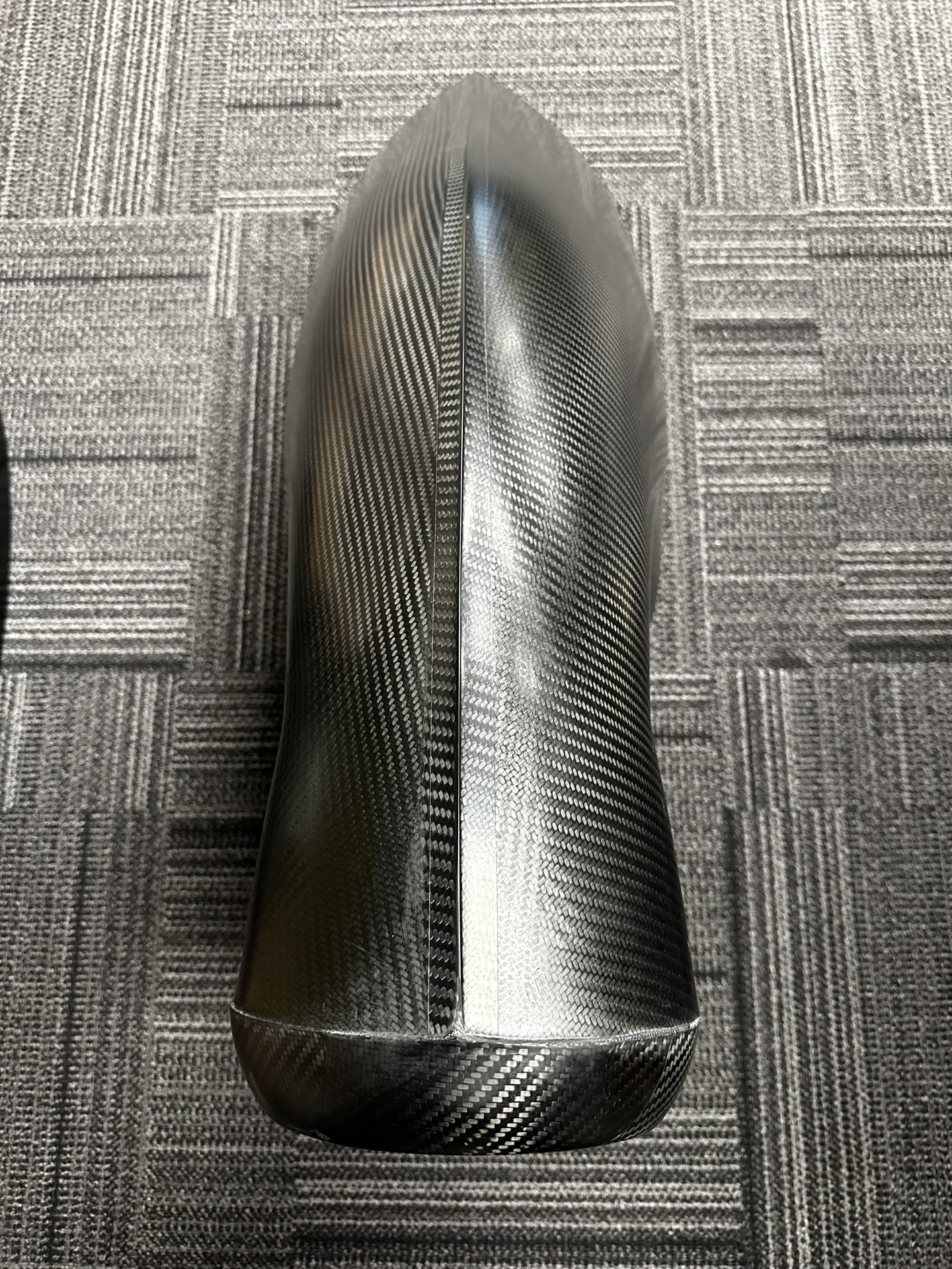 Dragster Hood Scoop Kit, Carbon Fiber, Small Round Opening 25 sq. in