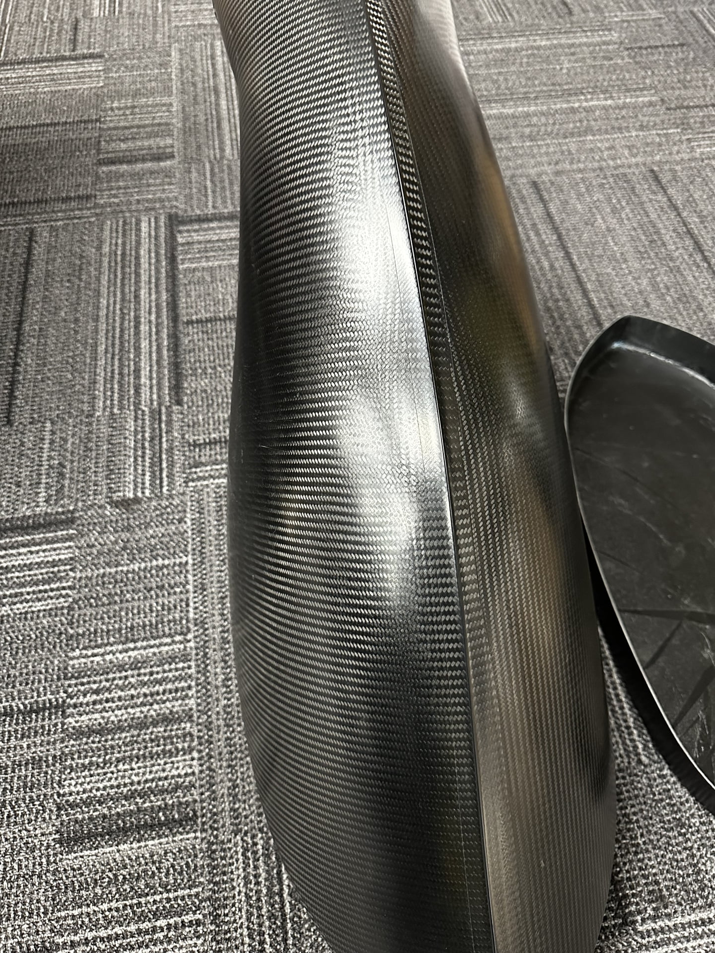 Dragster Hood Scoop Kit, Carbon Fiber, Small Round Opening 25 sq. in