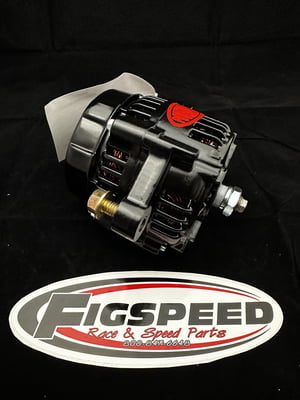 93mm Alternator, XS Adjustable Voltage, DENSO Style Race Prepped, Internal Regulator, 35 Amp Idle, 75 Amps Max Output, Adjustable Voltage 13.5-18.5 Volts, #2025 / #2027,