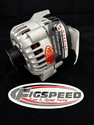 GM CS130D Alternator, Natural, 165A, 6 Groove Pulley, PLIS VR &1 Wire or OE Hookup