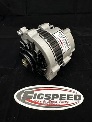 Super Mini Alternator 12V 74 Amps, (uses #2220 BBC Bracket, #2221 SBC Bracket), (17m shaft)