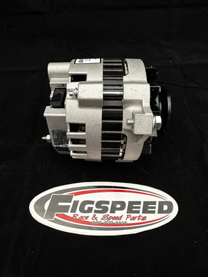 Super Mini Alternator 12V 74 Amps, (uses #2220 BBC Bracket, #2221 SBC Bracket), (17m shaft)