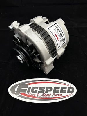 120A Super Mini Alternator 12V, 120 Amps, (uses #2220 BBC Bracket, #2221 SBC Bracket), (17m shaft)(Fits Moroso billet brackets)