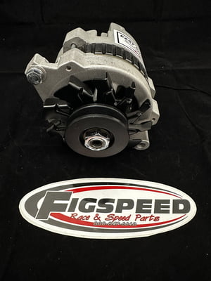 120A Super Mini Alternator 12V, 120 Amps, (uses #2220 BBC Bracket, #2221 SBC Bracket), (17m shaft)(Fits Moroso billet brackets)