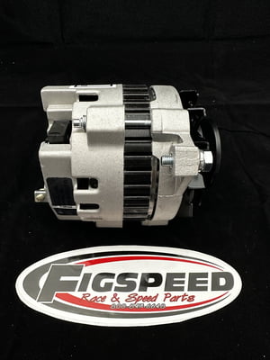 120A Super Mini Alternator 12V, 120 Amps, (uses #2220 BBC Bracket, #2221 SBC Bracket), (17m shaft)(Fits Moroso billet brackets)