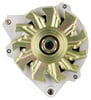 Alternator, 1 Wire or OE Hookup, Internal Regulator, 140 Amp, Natural Finish, GM CS-130, V-Belt, Offset Left