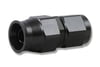 #8 AN Straight Speed Seal Aluminum Hose End,Teflon, Reusable Style, Black