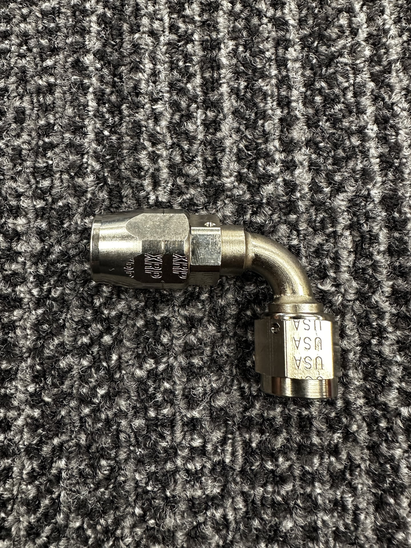Hose Ends -6 AN Hose End Size - 90 degree Fitting Angle - In Stock Hose Ends -6 AN Hose End Size - 90 degree Fitting Angle - In Stock