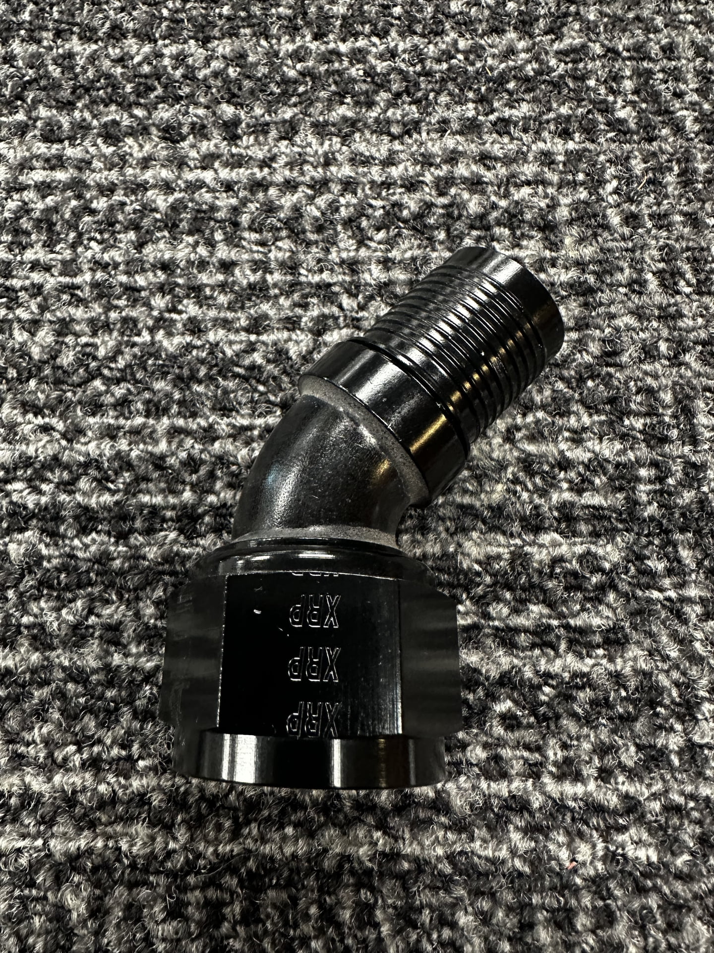 XRP Fitting, 16, 16AN, AN16, 45° Degree HS79 Hose End, Crimp Style