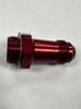 #8 AN Holley Dual Feed Fitting, Red, Standard 7/8-20, 2.00" OAL