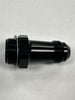 #8 AN Holley Dual Feed Fitting, Black, Standard 7/8-20, 2.00" OAL