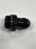 #8 AN Holley Carburetor Fitting, Short, Black, Standard 7/8"-20