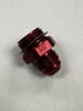 #8 AN Holley Carb Fitting, X-Short, 7/8" x 20, Red
