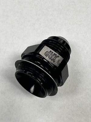 #8 AN Holley Carb Fitting, X-Short, 7/8" x 20, Black