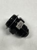 #8 AN Holley Carb Fitting, X-Short, 7/8" x 20, Black