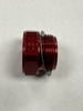 Holley Carb Bowl Plug, Red, 7/8"-20 Thread