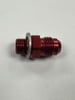 -6 AN Male to 12mm x 1.25 Male, Red Aluminum, Solex Straight Bowl Fitting