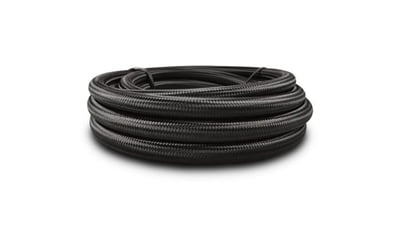 #6AN PTFE Hose, Black Nylon Braided, 20ft Roll