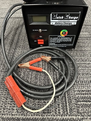 12V/16V Battery Charger & Maintainer, Deep & Shallow Cycle Charger, 25Amp, 150-350Amp Hour, Wet / AGM / Gel / Lithium Ion Batteries, IP65 Rated, 6.5"L x 7" W x 8" H, 20Lbs, 3 Year Warranty