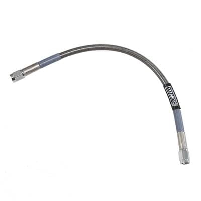 Brake Line, Universal, Braided Stainless Steel -3 AN, Female Straight, -3  AN Female Straight, Street Legal, DOT APPROVED