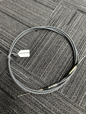 13' Cable, Push/Pull, Grooved x Grooved Style, (1/4-28 Threaded Ends s/ Housing Fittings To Match 3/16" Cable), Light Duty, 3.00" Travel, Grey, 156", 30 Series Clasp