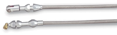 24" TPI Throttle Cable, Hi-Tech, Braided Stainless Steel, 24" Long, Chevy, Pontiac, TPI Only