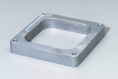 1" Carburetor Spacer, 4500, Open Center, Aluminum