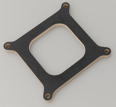 1/2" Carburetor Spacer, 4150, Open Center, Phenolic