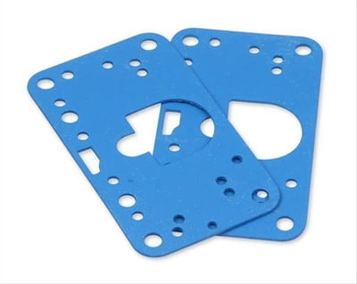 Carburetor Metering Block Gasket w/ Accelerator Pump Cutout, 4150 / 4160, 2 Circuit