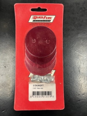 2.250" Throttle Plates, 4500 Dominator, Butterflies, Red