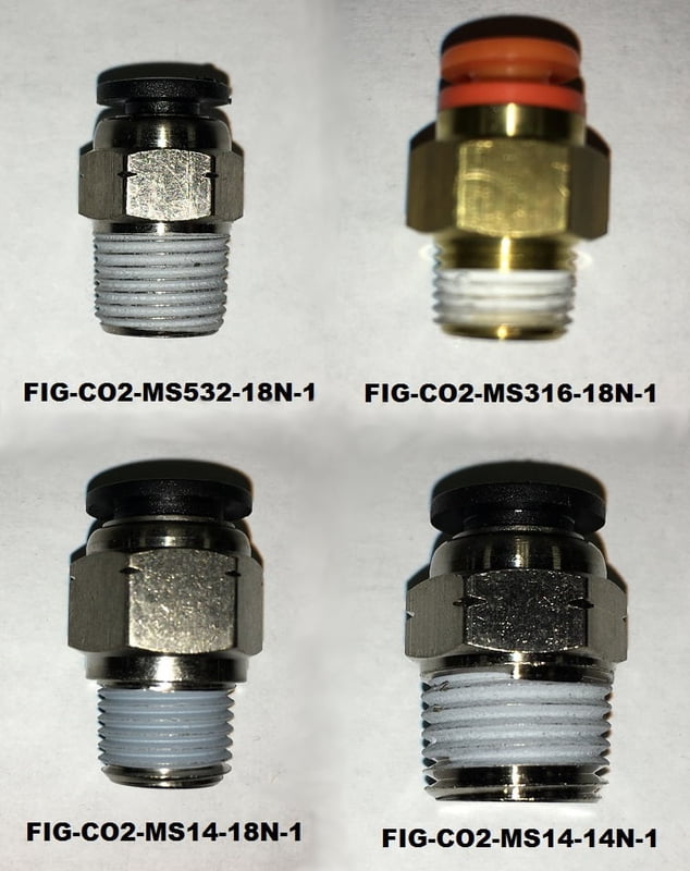 NPT Straight Fittings