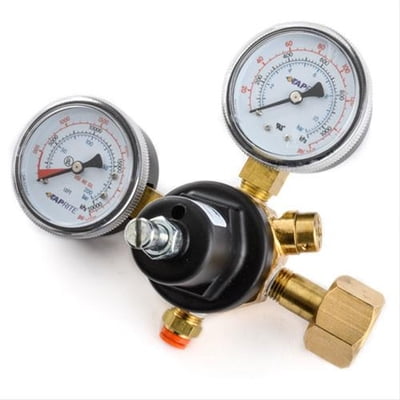 Dual Gauge Co2 Adjustable Regulator 0-125 psi