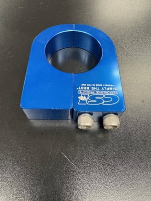2" Bottle Bracket, Surface Mount, Blue, 10oz. Bottle Mount