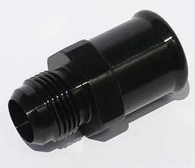 #12 AN to 1-1/4" Hose Adapter, Black