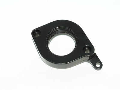 LS Straight Inlet, Base Only, #20 Female Thread, Water, Fittings Required, Black, 1997-2014