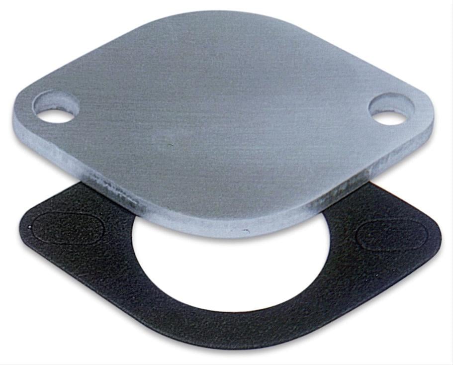 Aluminum Water Neck BlockOff Plate, SBC / BBC