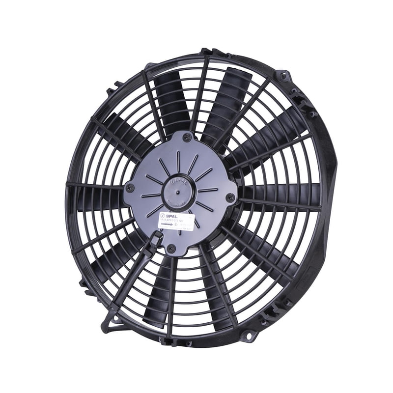 11" Straight Blade Low / Slim Profile Fan, 12 Volt Pusher, 755 cfm, 2.01" Thick, VA09-AP8/C-27S